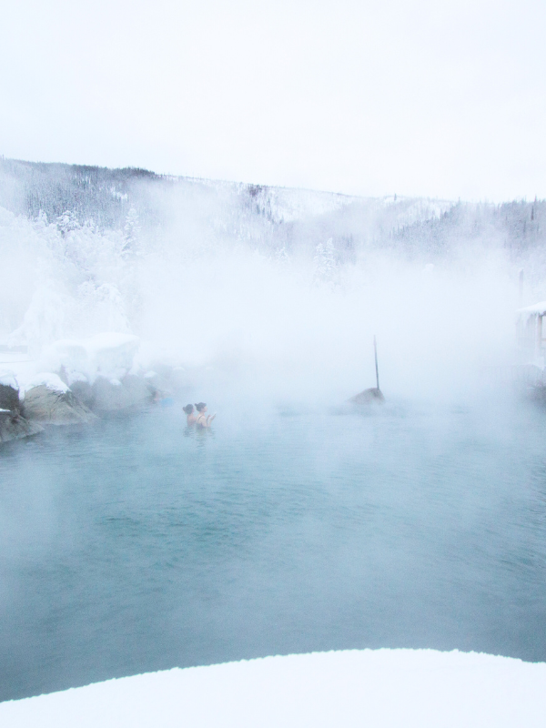 termas naturales en viaje a patagonia en invierno